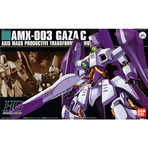 GUNDAM HGUC -062- AMX-003 GAZA C HAMAN KARN CUSTOM 1/144