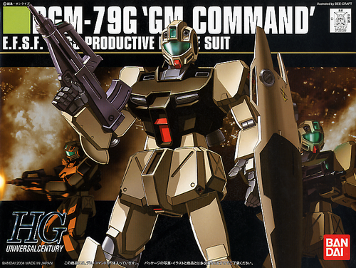 GUNDAM HGUC -046- RGM-79G GM COMMAND (GUNDAM MODEL KITS) 1/144