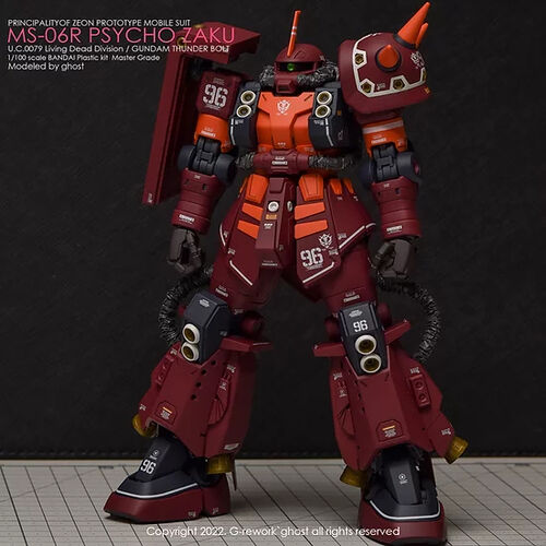 G REWORK -MG- MS-06R ZAKU II PSYCHO ZAKU