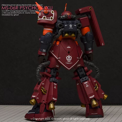 G REWORK -MG- MS-06R ZAKU II PSYCHO ZAKU