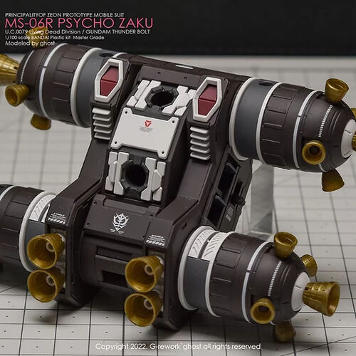 G REWORK -MG- MS-06R ZAKU II PSYCHO ZAKU