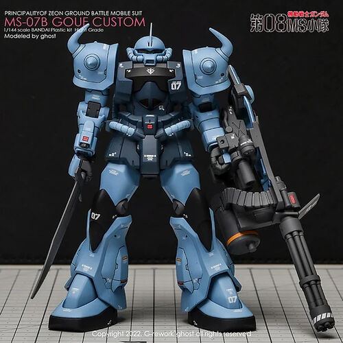 G REWORK -HG- MS-07B-3 GOUF CUSTOM