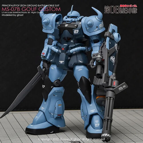 G REWORK -HG- MS-07B-3 GOUF CUSTOM