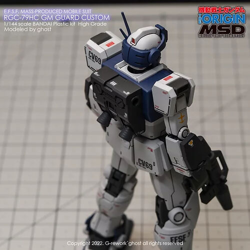 G REWORK -HG- ORIGIN -RGC-79HC GM GUARD CUSTOM