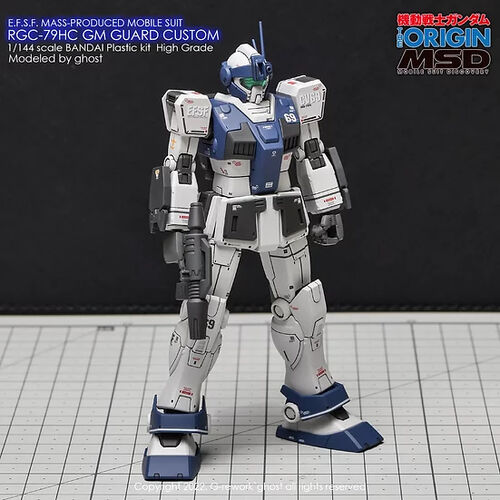 G REWORK -HG- ORIGIN -RGC-79HC GM GUARD CUSTOM