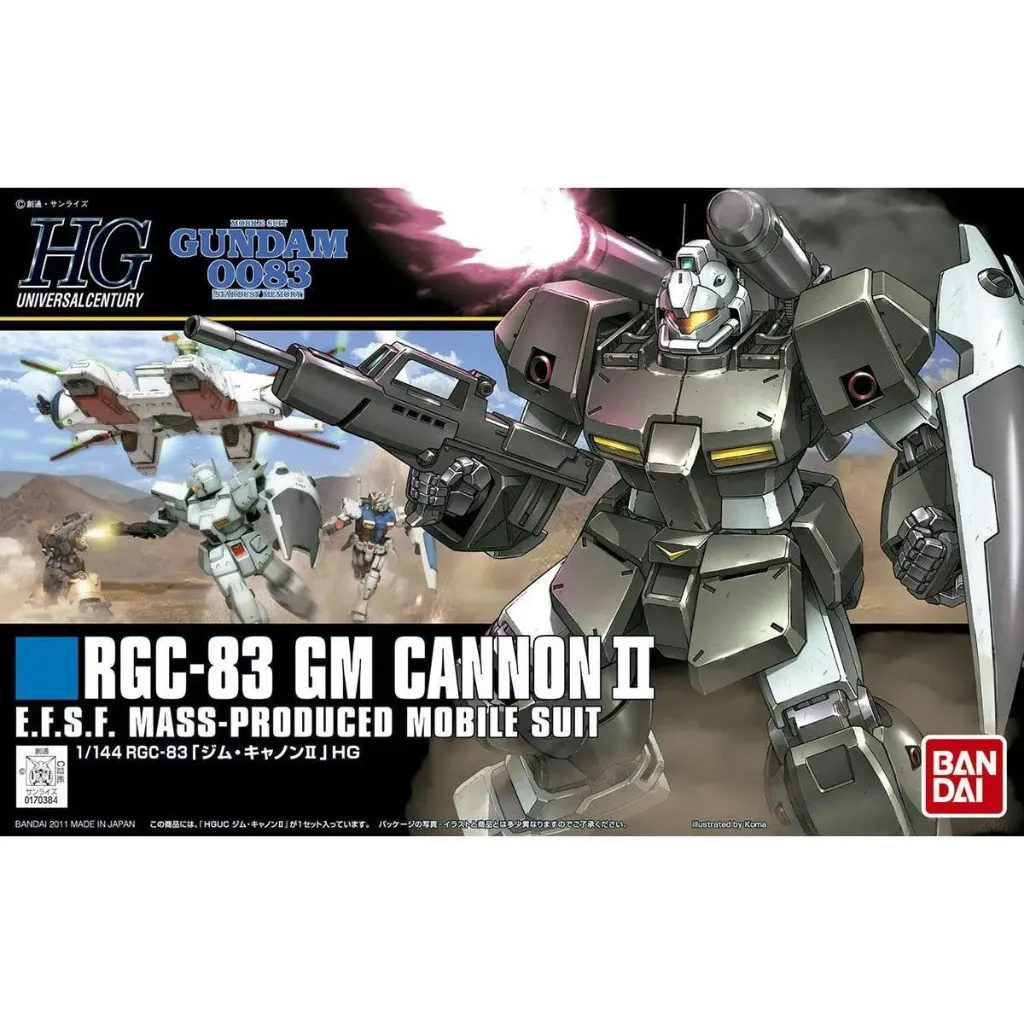[4573102618214] GUNPLA HGUC -125- RGC-83 GM Cannon II 1/144