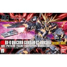 [4573102579836] GUNPLA HGUC -134- RX-0 Unicorn Gundam 02 Banshee (Destroy Mode) 1/144