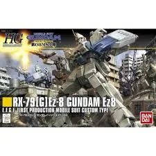 [4573102557537] GUNPLA HGUC -155- RX-79(G) Ez-8 Gundam Ez8 1/144