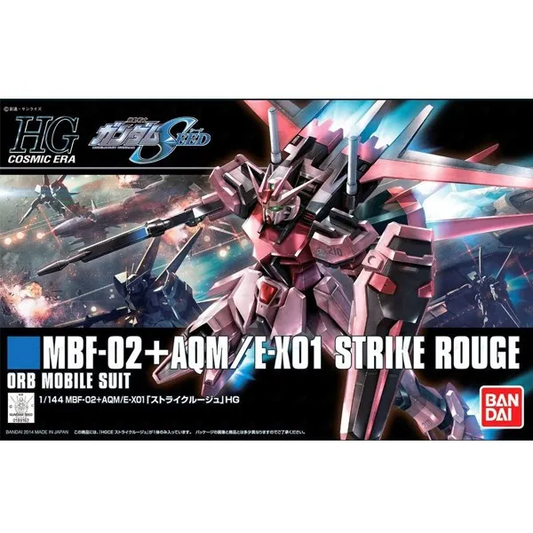 [4573102591678] GUNPLA HGUC -176- MBF-02+AQM/E-X01 Strike Rouge (HGCE) 1/144