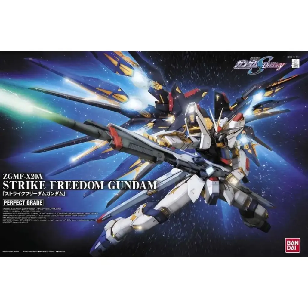 [4573102630568] GUNPLA PG -14- ZGMF-X20A Strike Freedom Gundam 1/60