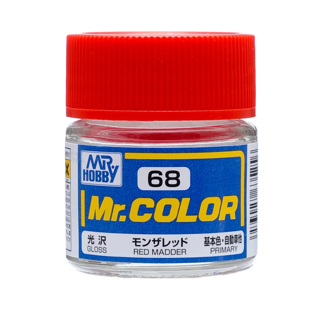 [GSI-C068] MR COLOR -C068- Gloss Bright Red (Mr Hobby) 10ml