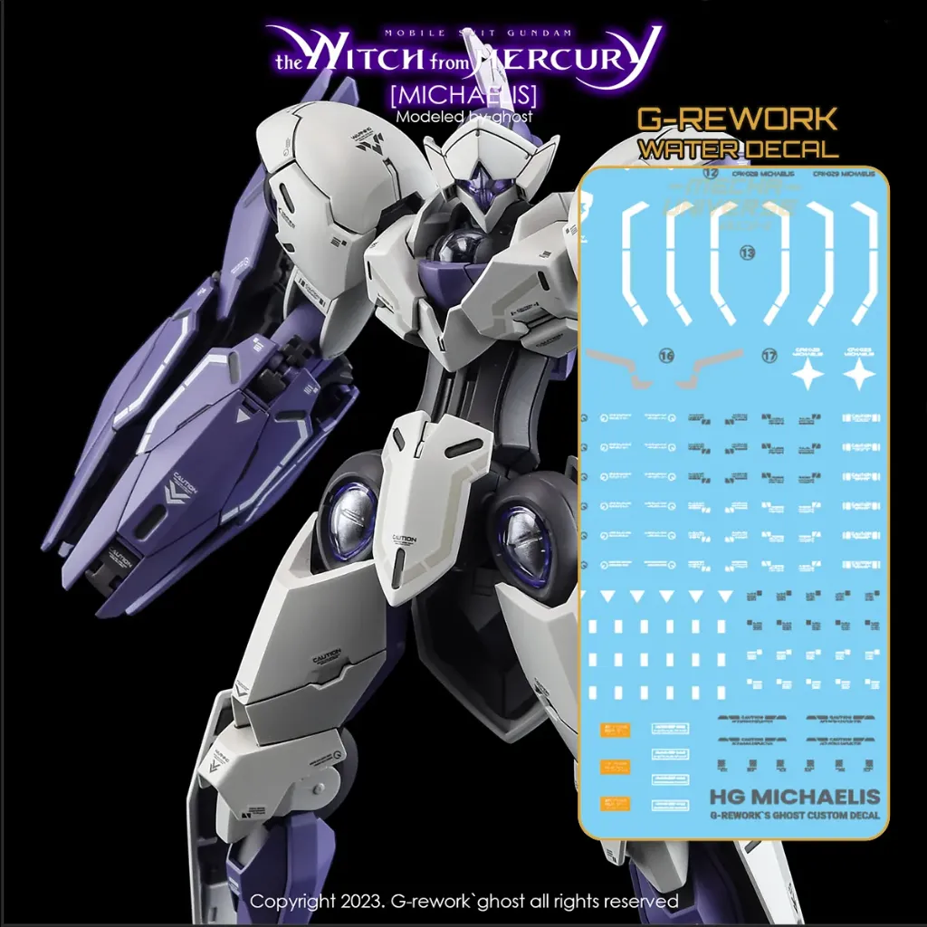 G-REWORK WaterDecal -HGTWFM11- CFK-029 Michaelis