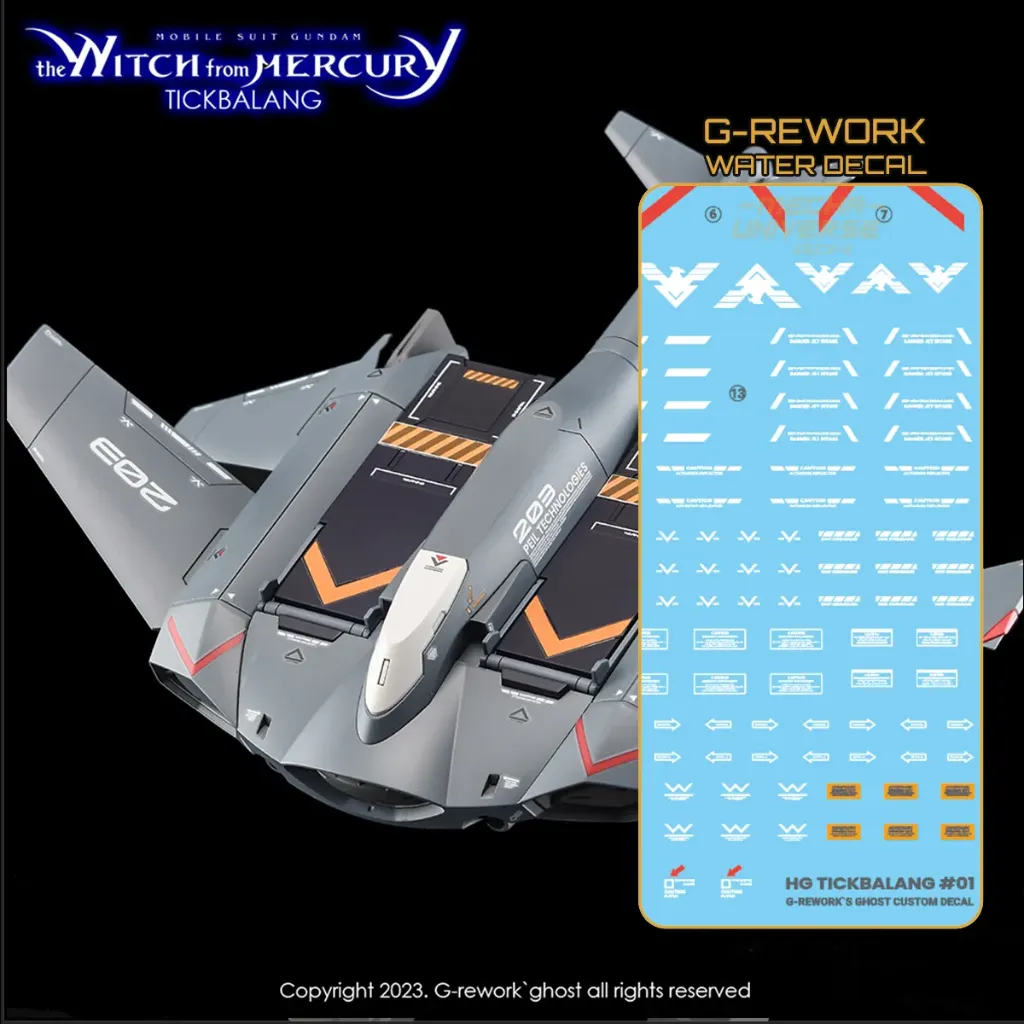 [GD-CD-H-WM15] G-REWORK WaterDecal -HGTWFM15- Tickbalang