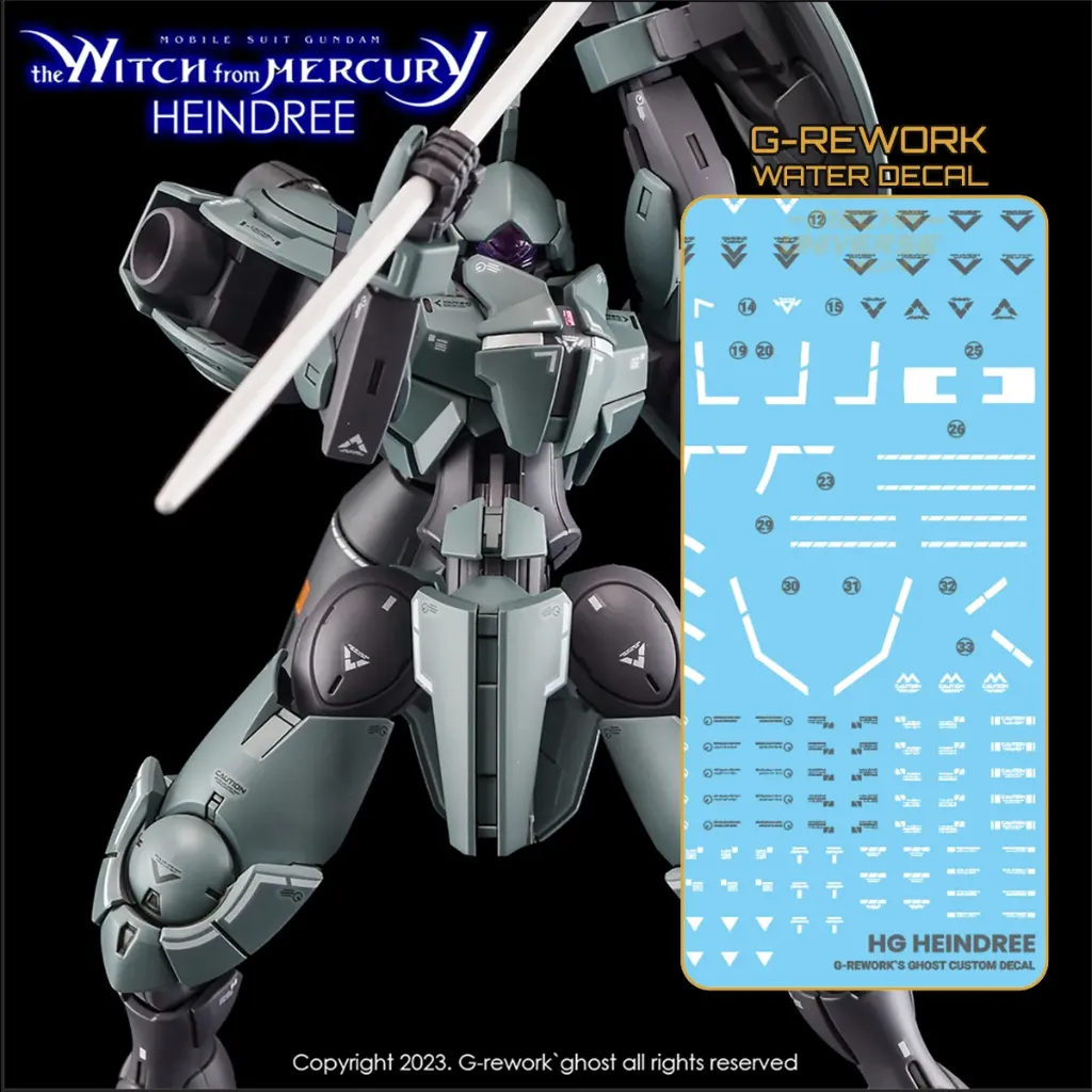 [GD-CD-H-WM16] G-REWORK WaterDecal -HGTWFM16- CFP-010 Heindree