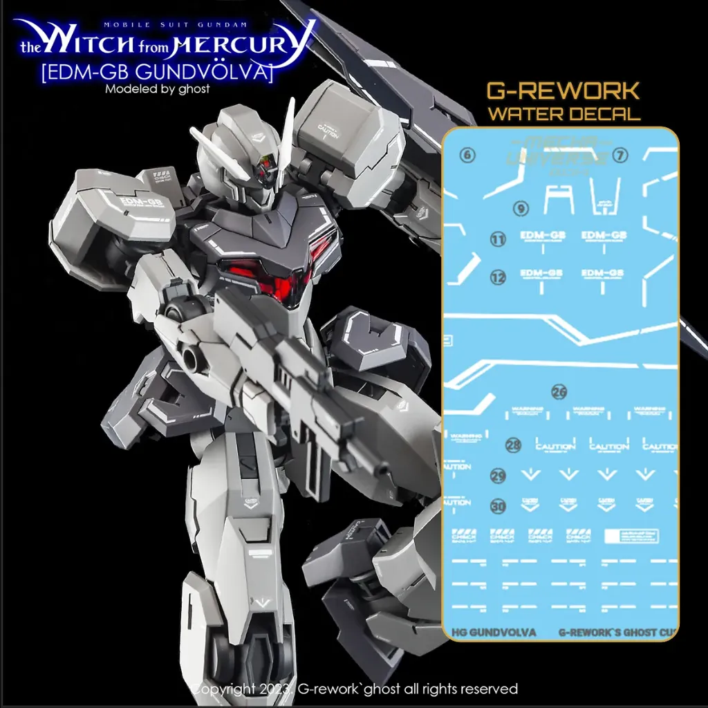 [GD-CD-H-WM24] G-REWORK WaterDecal -HGTWFM24- EDM-GB Gundolva