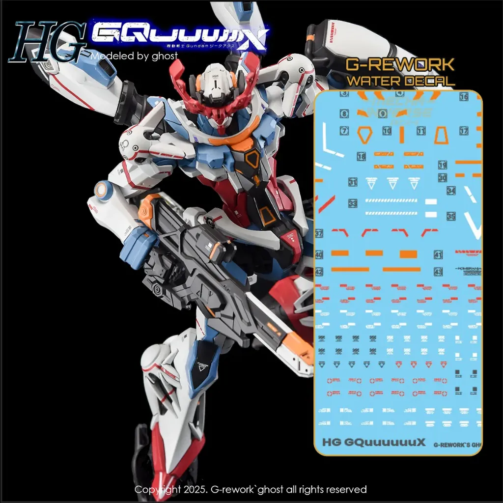 [GD-CD-H-GQ01] G-REWORK WaterDecal -HGGQ01- gMS-Ω GQuuuuuuX