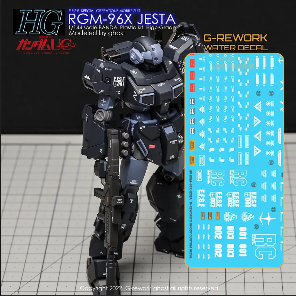 [GD-CD-H130] G-REWORK WaterDecal -HGUC130- RGM-96X Jesta