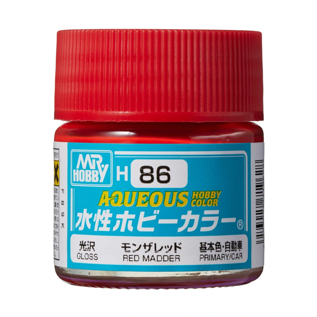 [GSI-H086] AQUEOUS -H086- Gloss Red Madder (Mr Hobby) 10ml