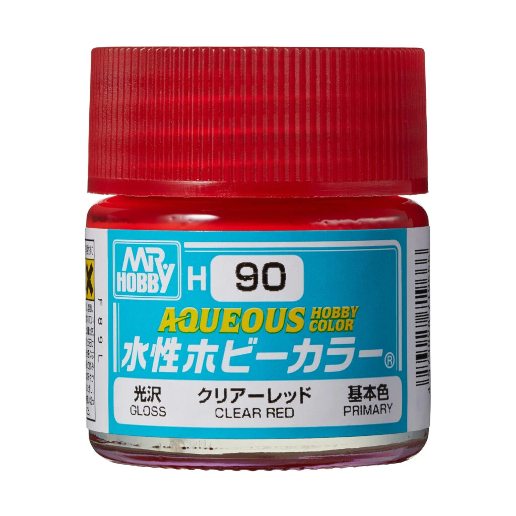 [GSI-H090] AQUEOUS -H090- Gloss Clear Red (Mr Hobby) 10ml