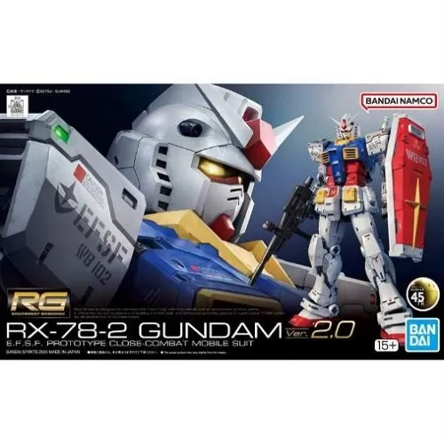 [4573102671554] GUNDAM RG -40- RX-78-2 Gundam Ver.2.0 1/144