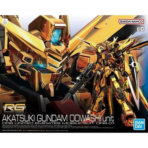 [4573102673961] GUNDAM RG -41- ORB-01 Akatsuki Gundam Oowashi Unit 1/144