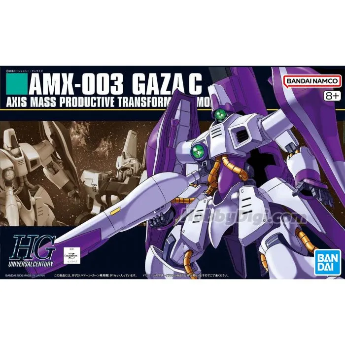 [4573102577405] GUNPLA HGUC -062- AMX-003 Gaza C Haman Karn Custom 1/144